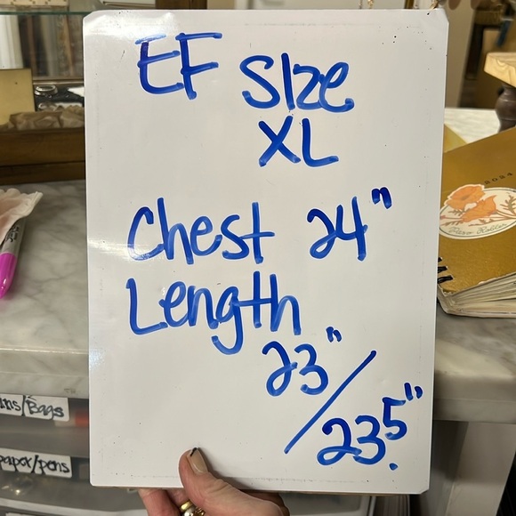 Eileen Fisher Organic Cotton and Wool Blend Dolman Sleeve Top Size XL - Picture 7 of 9